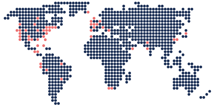 Virtual Firewall World Map